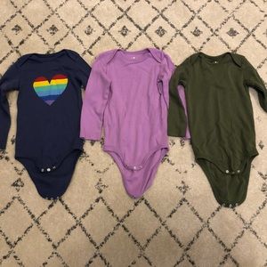 Primary organic cotton bodysuit 3 pack